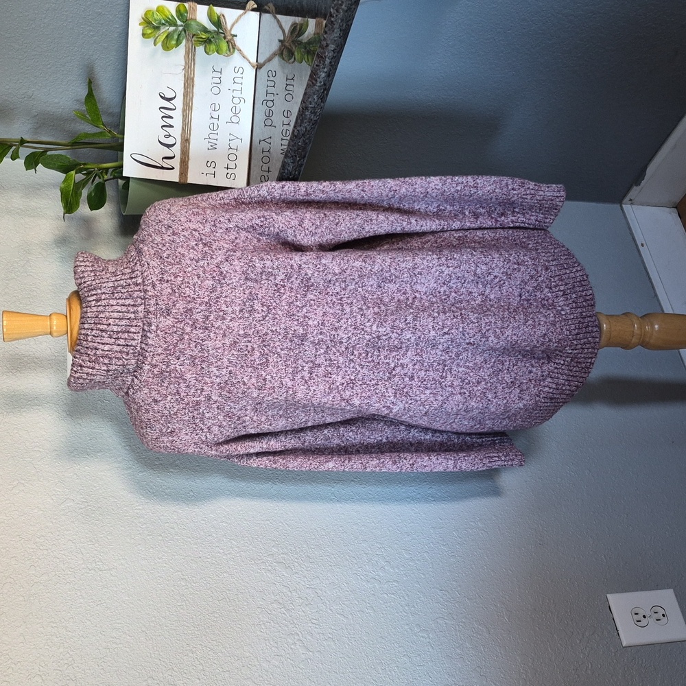 Old Navy Turtleneck Purple Sweater Size L - Picture 3 of 6